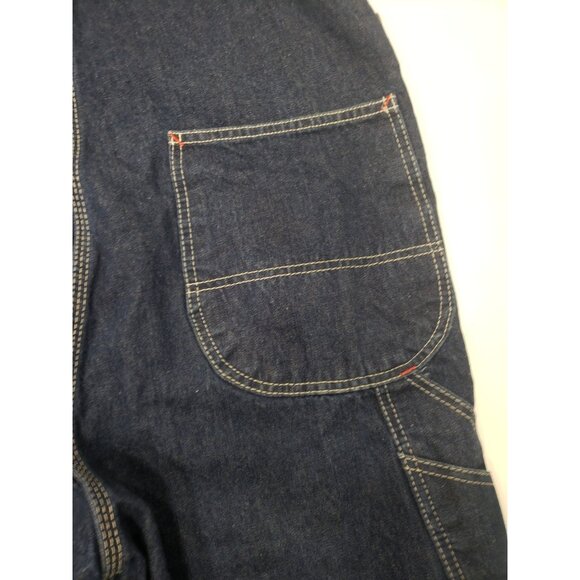 Dickies Men’s Indigo Rigid Blue Denim Bib Overalls 83294NB Size 38 X 32 - Picture 15 of 16
